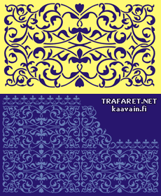 Marokkaanse kant - sjabloon voor decoratie