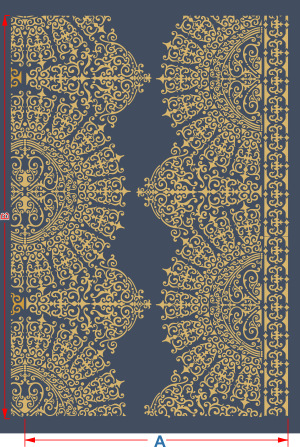 Marokkaanse set 72 (Oosterse stijl stencils)