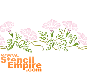 Groot haagwinde - sjabloon voor decoratie