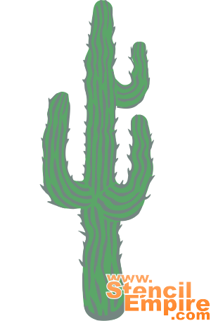 Cactus - sjabloon voor decoratie