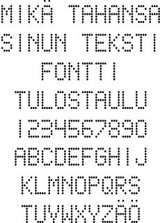 Scorebord lettertype - sjabloon voor decoratie