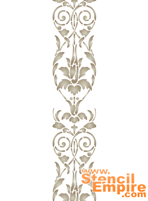 Victoriaanse rand 2 - sjabloon voor decoratie