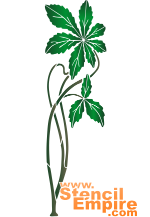 Grote bladeren (Stencils van grote afmetingen)