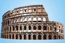 Coliseum - sjablonen met herkenningspunten en gebouwen