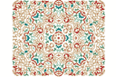 Arabesk tapijt - arabische sjablonen
