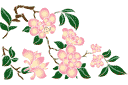 Chinese magnolia - oosterse stijl stencils