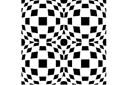 Optische illusie 1 - stencils met abstracte motieven