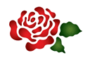 Kleine roos 35 - stencils met tuin- en wilde rozen