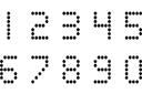 Nummers RECORD - stencils met teksten en sets letters