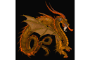 Drakenkrijger - draken sjablonen