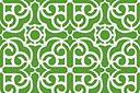 Marokkaanse tegel 08 - stencils met vierkante patronen