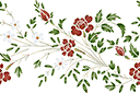 Rozen en madeliefjes 029b - stencils met tuin- en veldbloemen