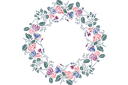 Bloemencirkel 5 - stencils met tuin- en veldbloemen