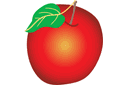 Appel 4 - stencils met fruit en bessen