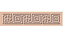 Griekse rand 2 - griekse stijl sjablonen