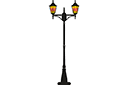 Grote lantaarn 015 - sjablonen met herkenningspunten en gebouwen