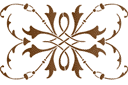 Kant monogram 47 - sets van sjablonen in dezelfde stijl