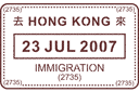 Stempel in paspoort 03 - stencils met verschillende symbolen