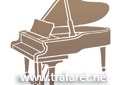 Piano - stencils met noten en muziekanten