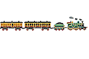 Locomotief - stencils met auto's, boten, vliegtuigen