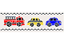 Brandweerwagens - stencils met auto's, boten, vliegtuigen