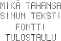 Scorebord lettertype - stencils met uw tekst