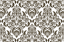 Behang damascus 1761 - muursjablonen met herhalende patronen