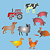 Stencils met boerderijdieren