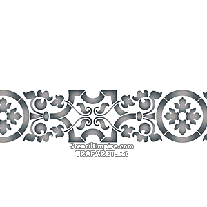 Klassieke rand 157 - sjabloon voor decoratie