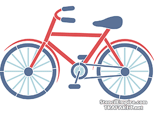 Fiets - sjabloon voor decoratie